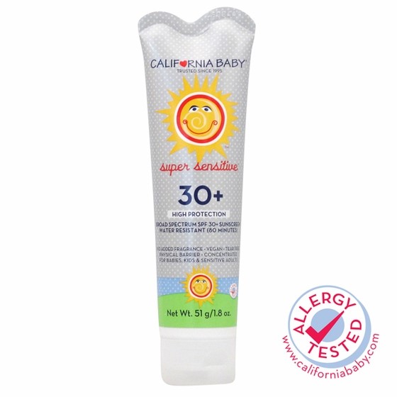 California Baby Super Sensitive Broad Spectrum SPF 30 Sunscreen