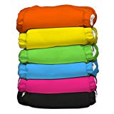 Charlie Banana 6 Reusable Diapers 12 Inserts Set Tutti Frutti, One Size