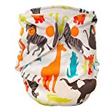 FuzziBunz Adjustable First Year Pocket Diaper - In The Wild - Small - Snap